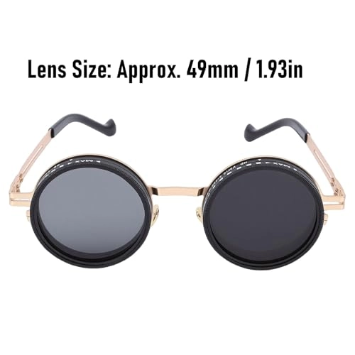 Adjustable Tint Sunglasses - 49mm black tinted