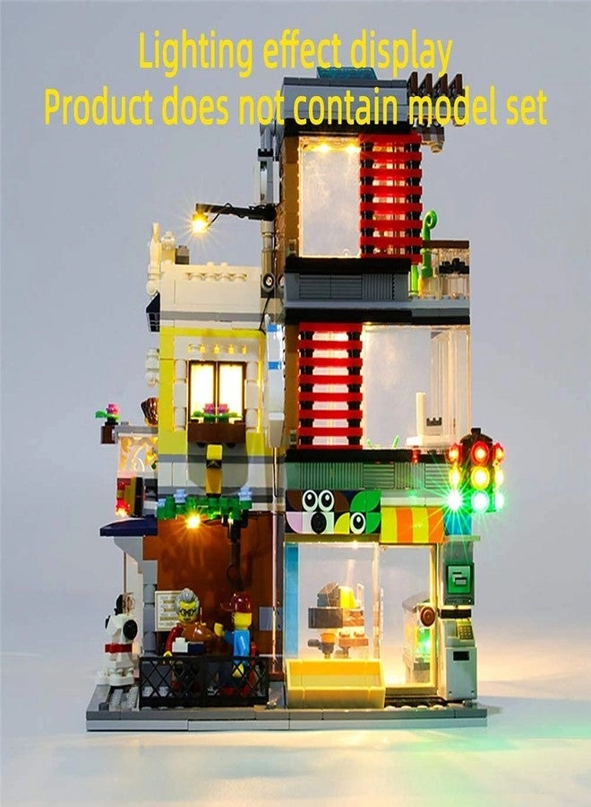LED Light Kit - Townhouse Pet Shop & Café Compatible with 31097