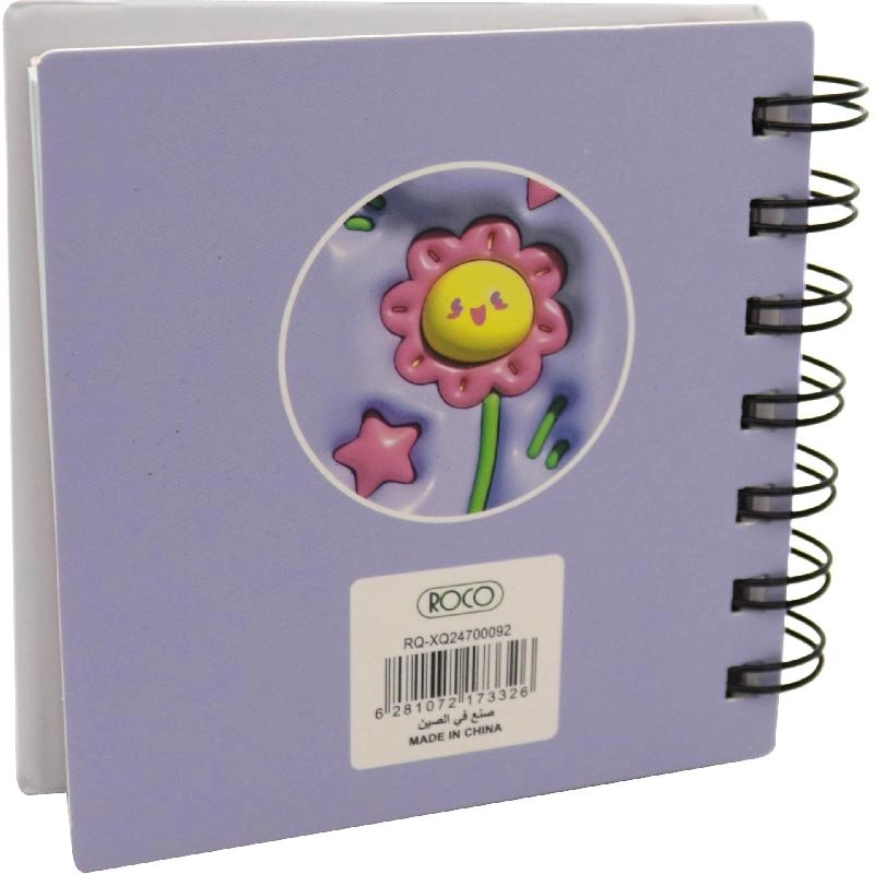 Notebook 19 X 26 cm Spiral - Grid 100 Sheets