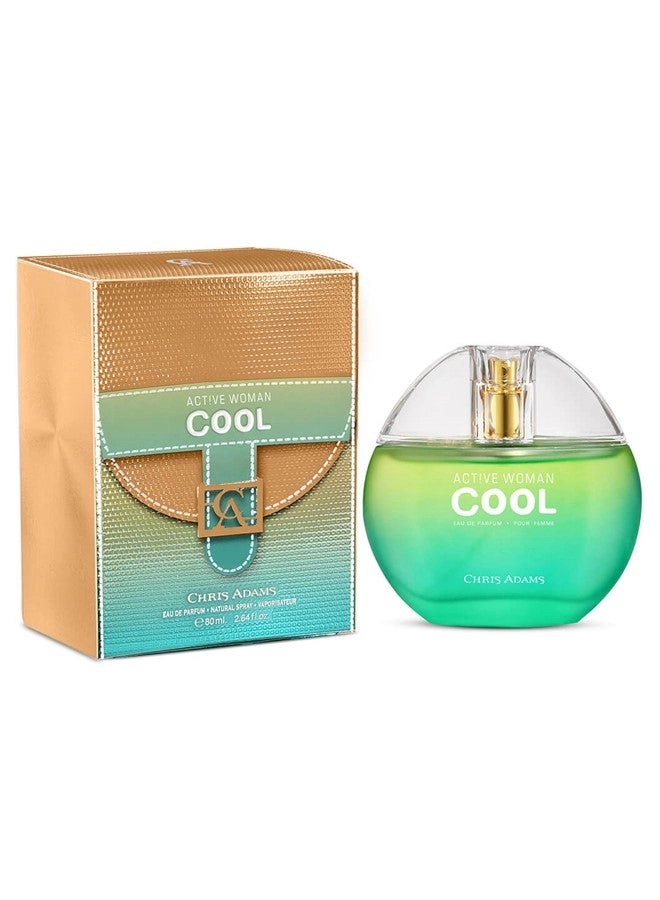 CHRIS ADAMS Active Woman Cool Eau de Parfum - 80ml