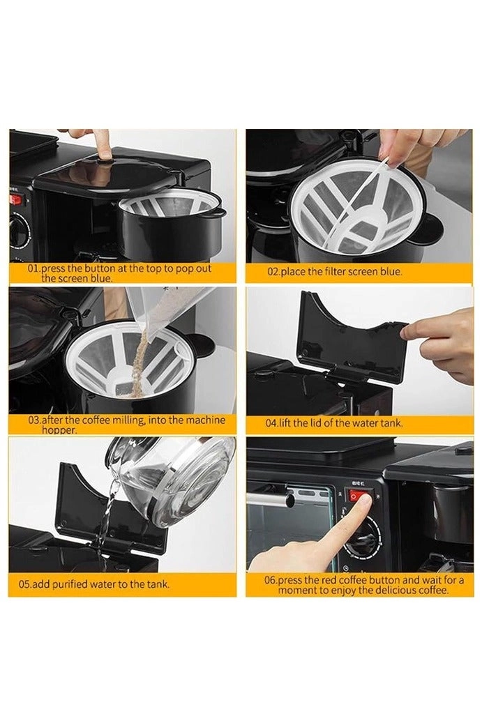 3-in-1 breakfast maker - 600 ml