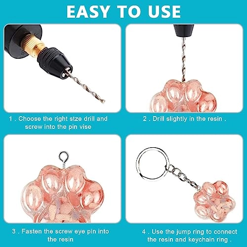 Electric Resin Drill Set - 10Pcs 0.8-3.0mm