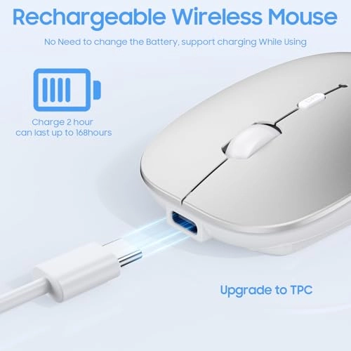 Rechargeable Silent Mouse - Bluetooth