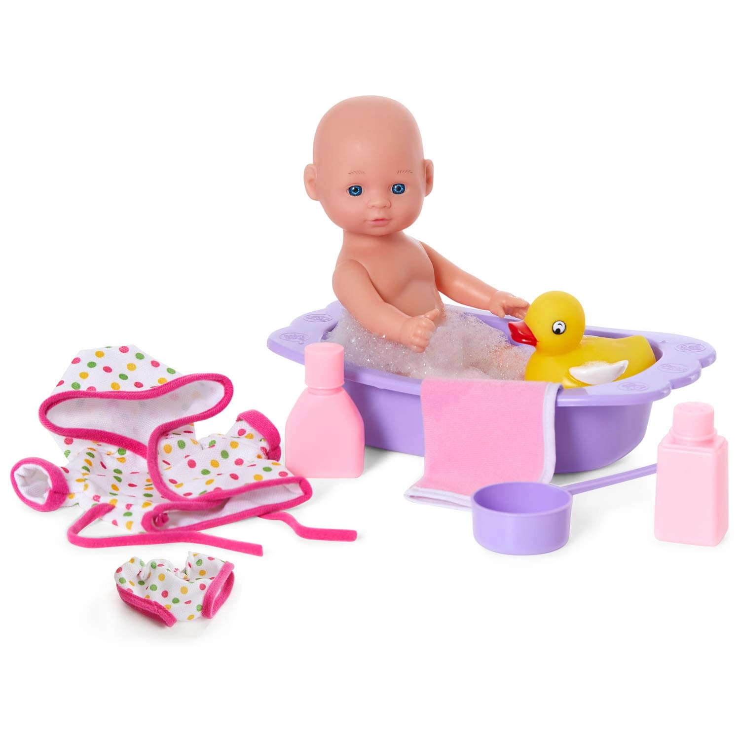 Kidoozie Bathtime Baby - 9 Piece Set pink