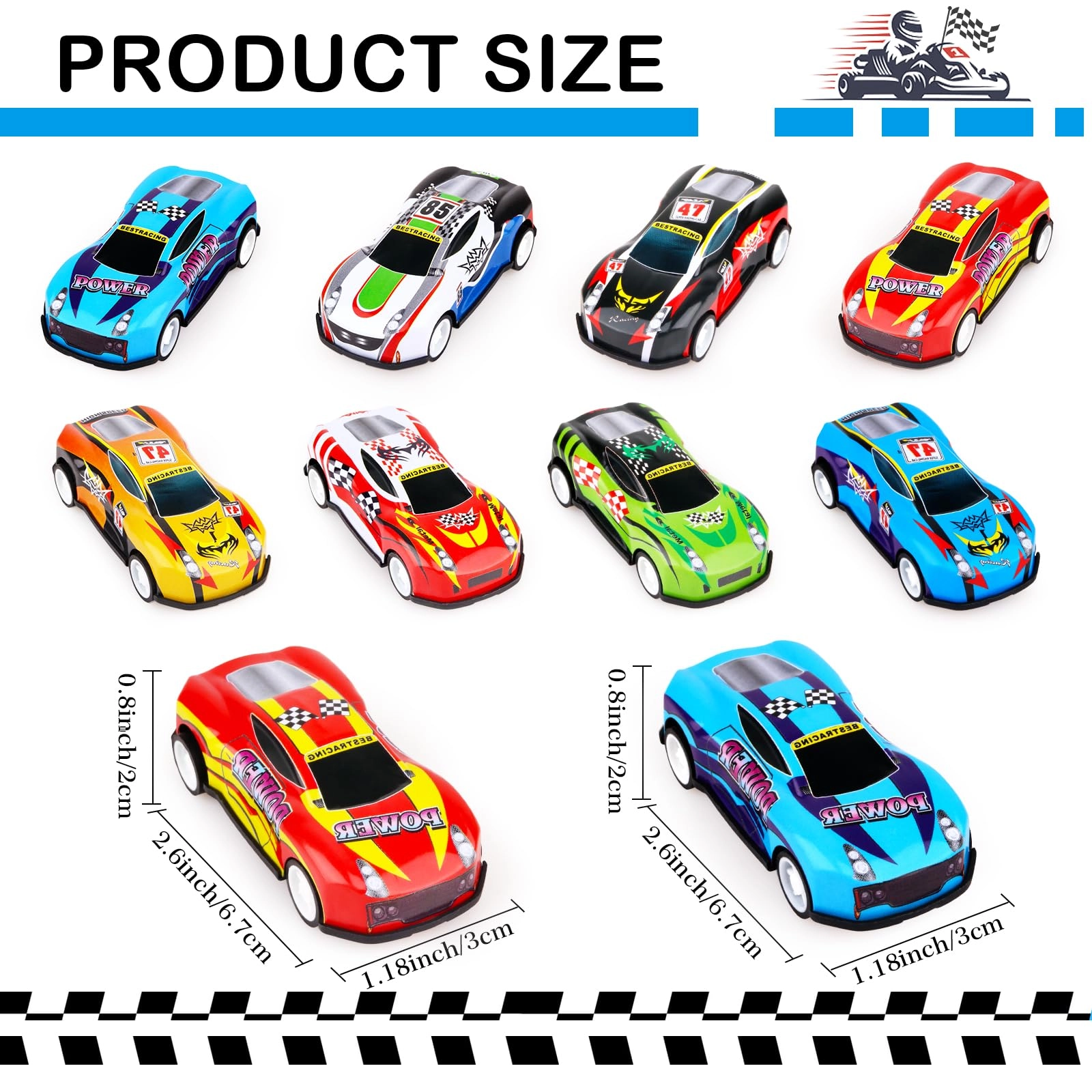 Mini pull back Cars - 28 pcs