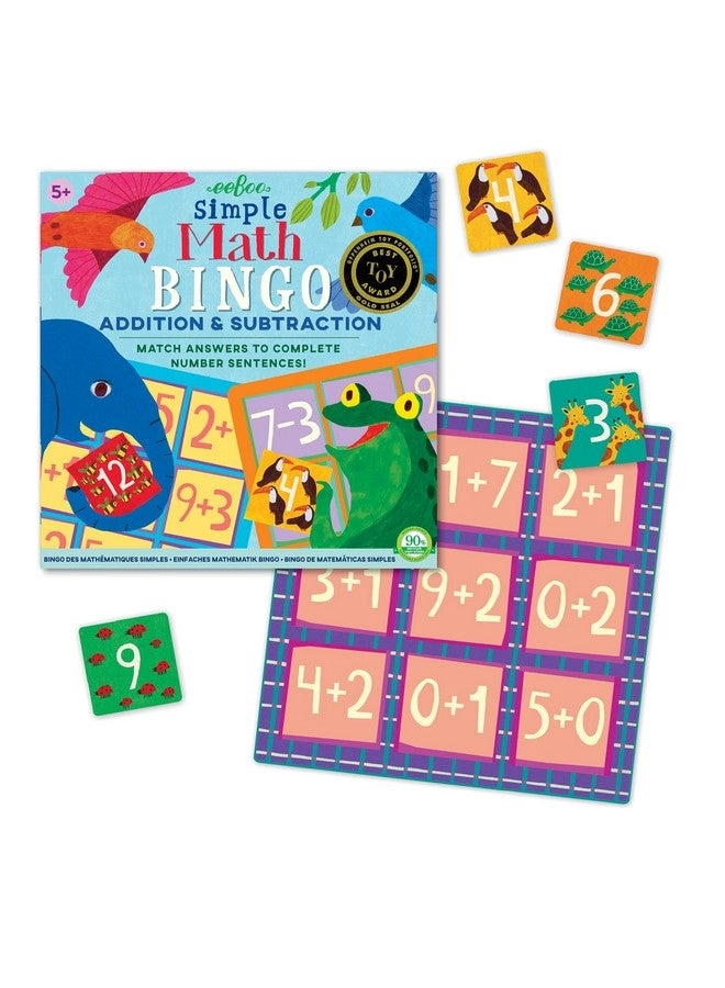 Simple Math Bingo Game - 5 and up 54 pieces