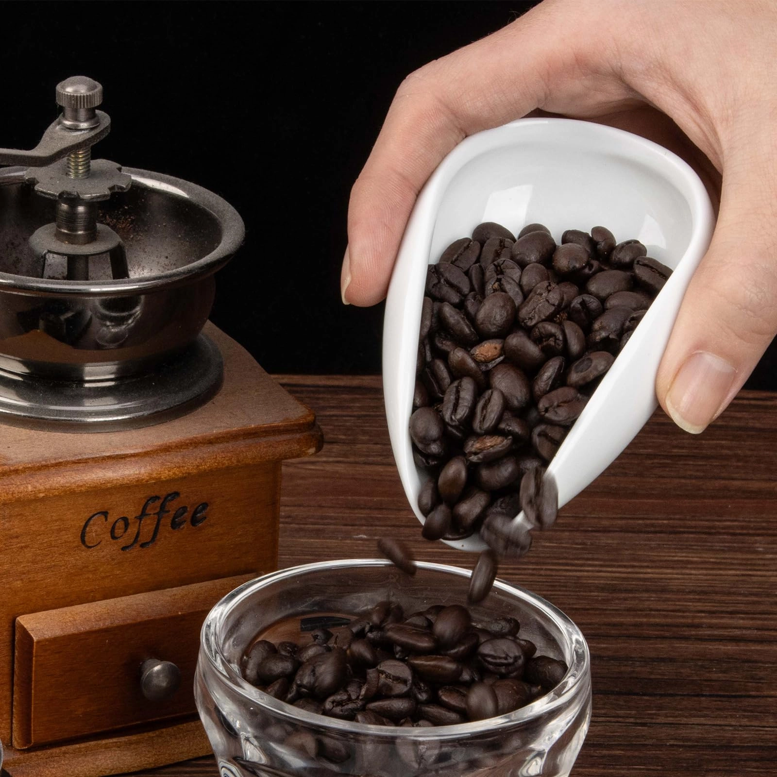 Coffee Bean Dosing Cup + Spray Bottle - 25 Grams