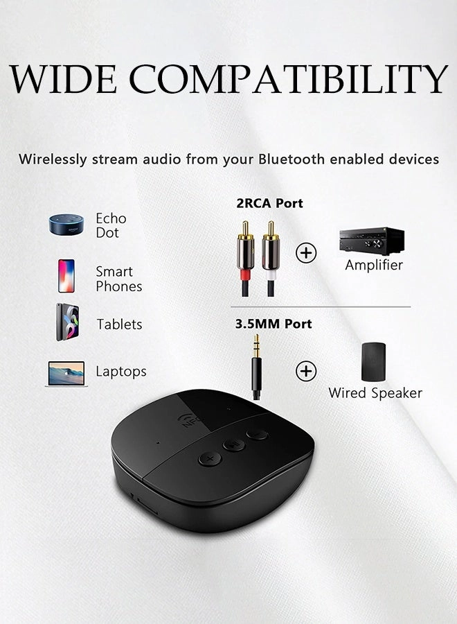 Bluetooth Receiver - Bluetooth 5.2 USB/TF 5V power supply