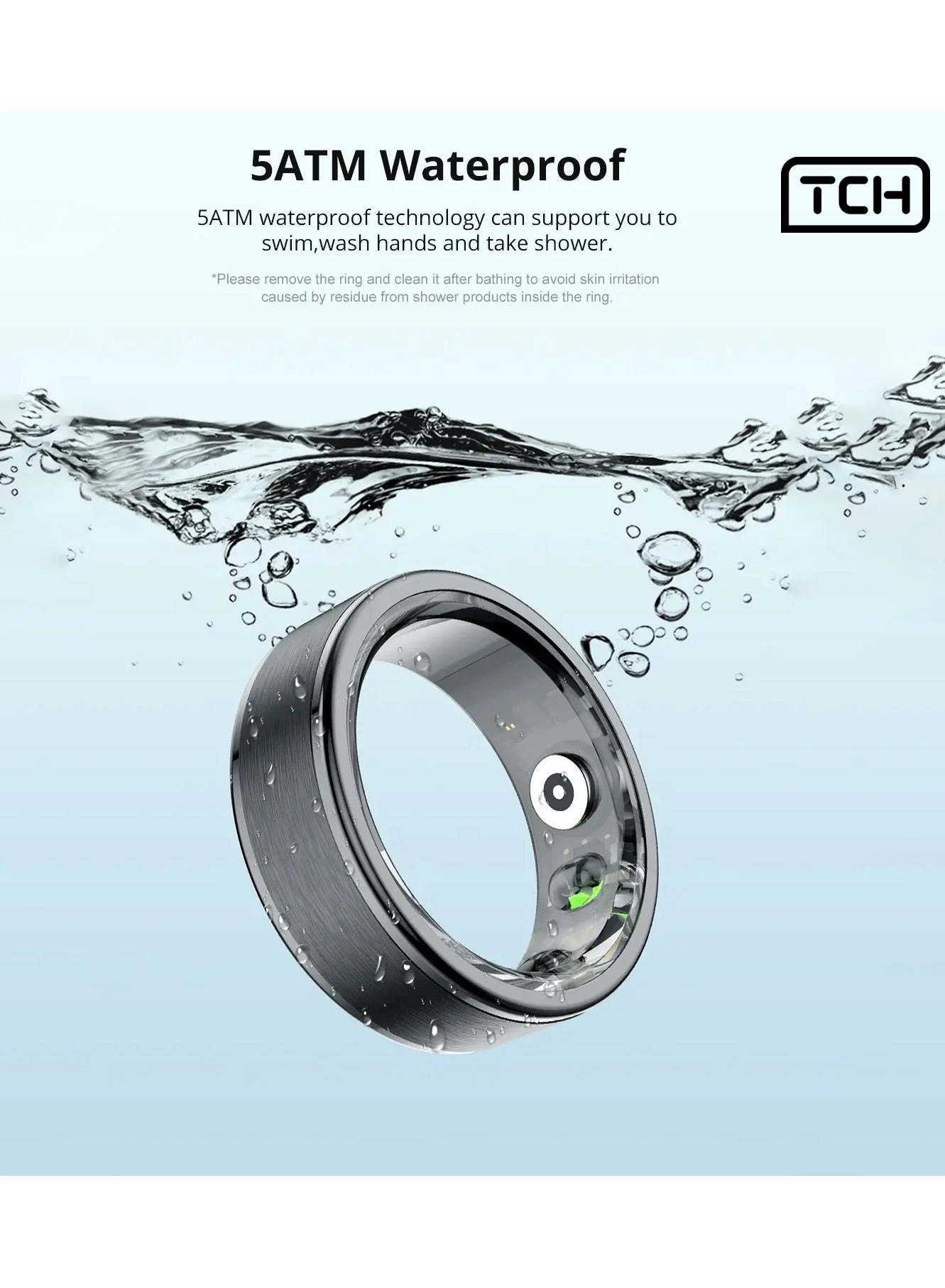 Smart Ring R10 - Blood Pressure Monitor Heart Rate Monitor SpO2 Monitor