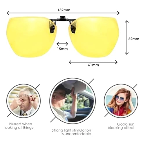 Polarised Night Driving Glasses - Yellow
