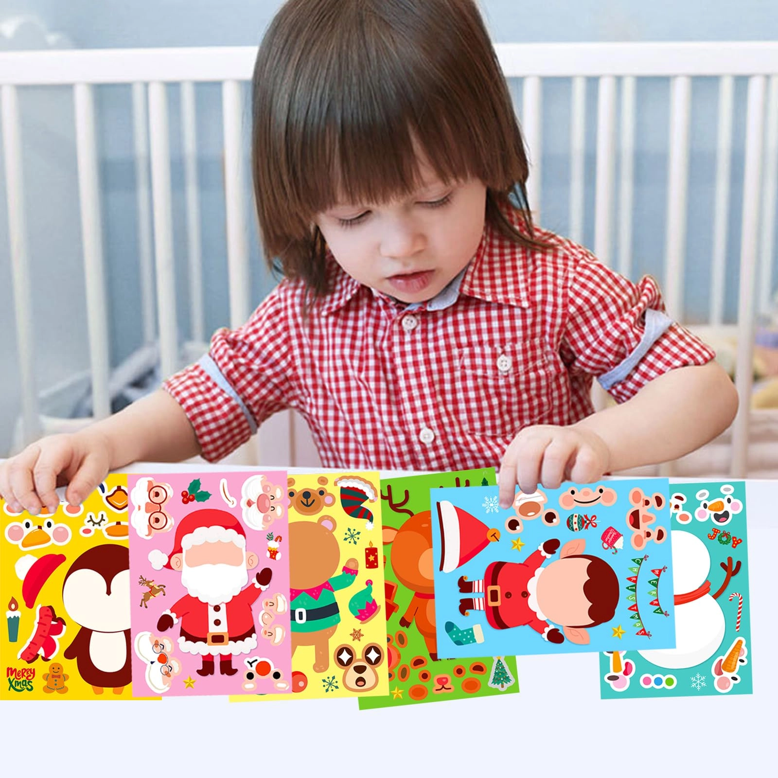 Robot Stickers - 18 Sheets