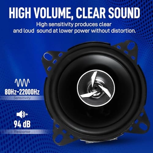 Component Speaker - 400W 2Way Coaxial 4-Inch