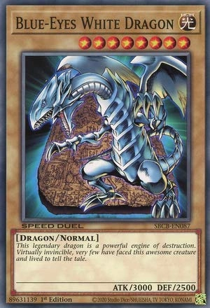 Crystalcommerce Blue-Eyes White Dragon - Common 1st Edition