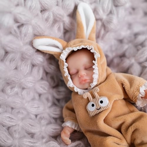 Reborn Baby Dolls - 6 inch Silicone Girl Ages 3+