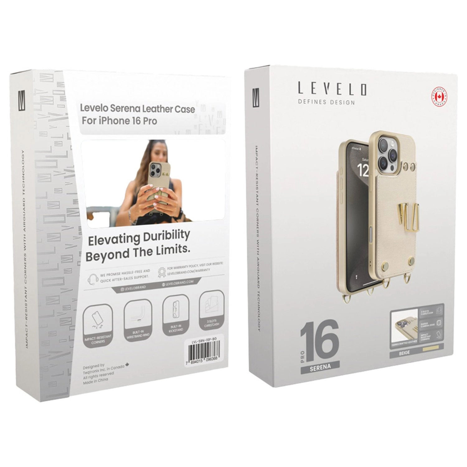 Serena Leather Case for iPhone 16 Pro