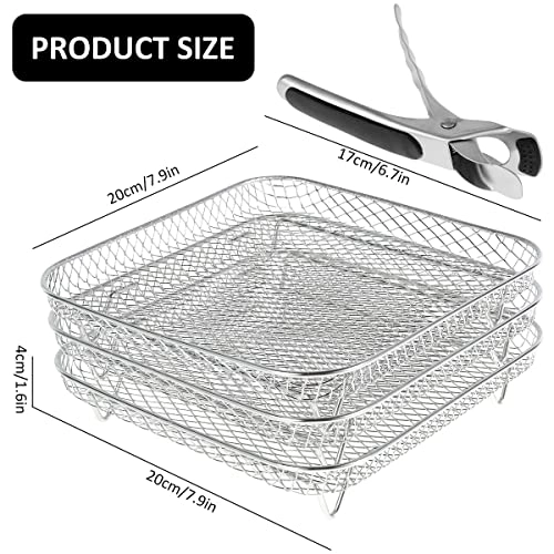 Air Fryer Mesh Rack - Stainless Steel 3 piece(s)