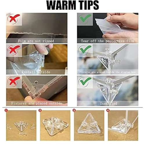 Lego Acrylic Display Case - Clear Dustproof 35 x 15 x 20 cm