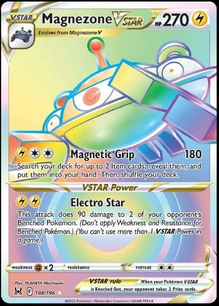 Pokémon Magnezone VStar 198/196 Lost Origin