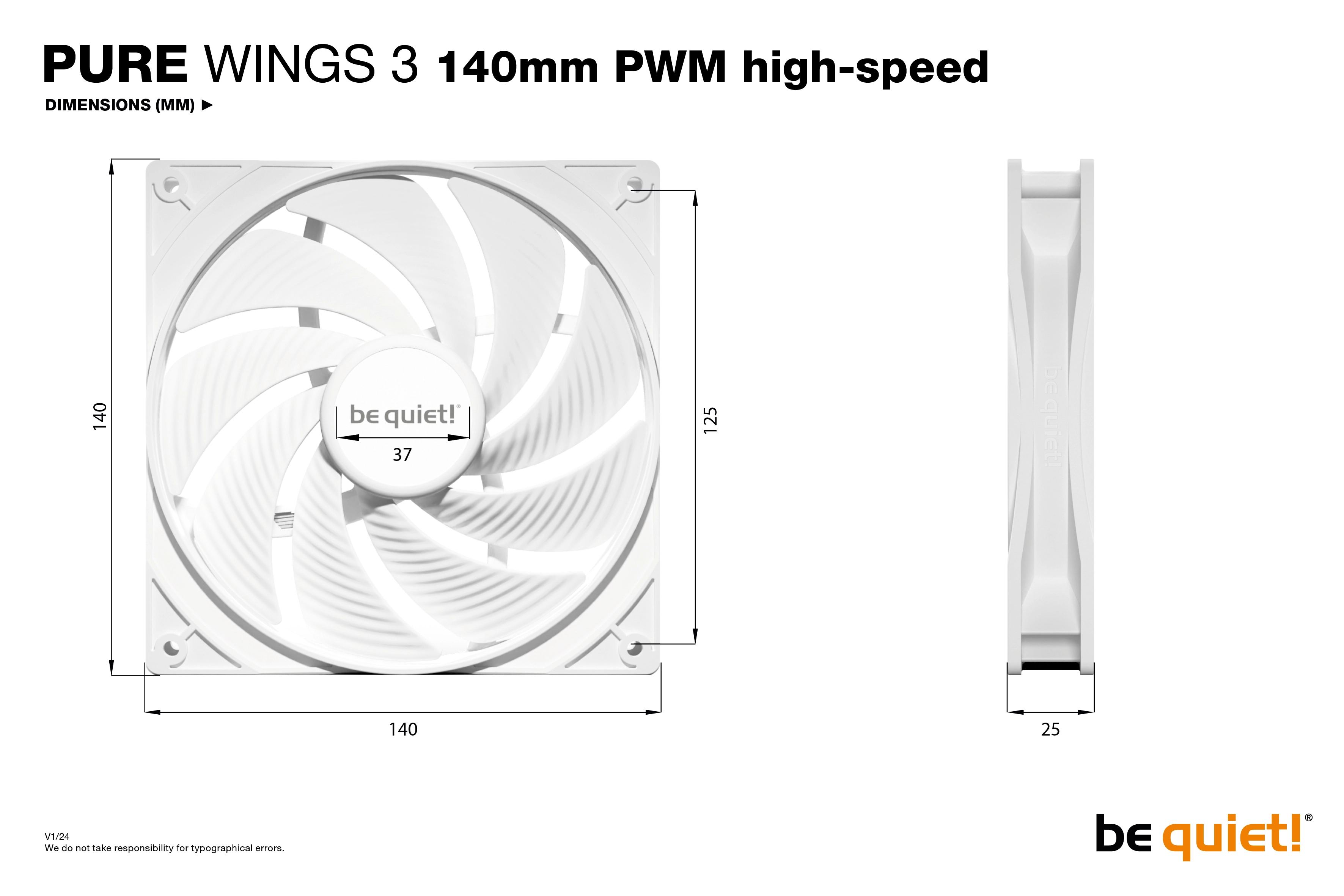 Pure Wings 3 - 140mm