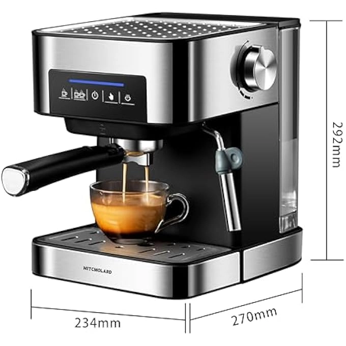 Espresso Machine - 1.6L Milk Frother