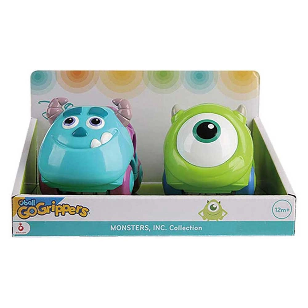 Go Grippers Collection Push Cars - Includes Mike & Sully