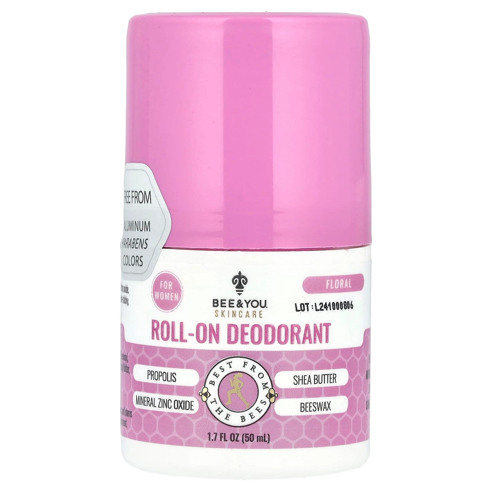 Bee & You Roll-On Deodorant - Floral 1.7 fl oz (50 ml)