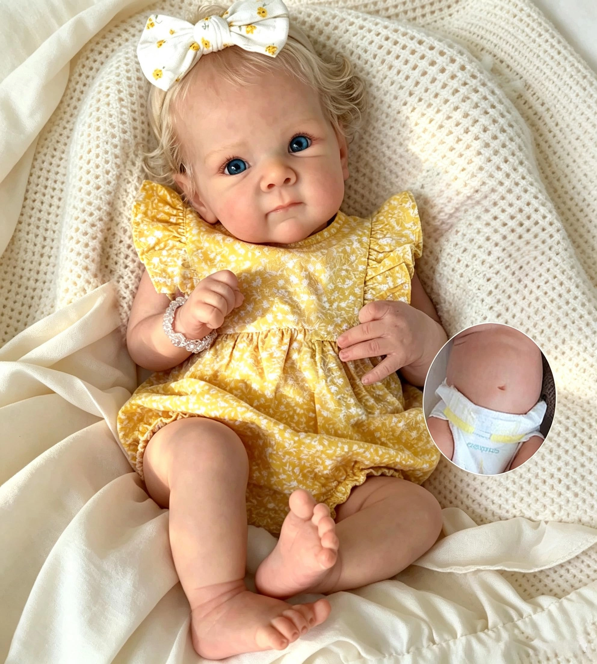 Nanjing Tianzeng Gifts Co.,Ltd Bettie Reborn Baby Doll - 18 Inch Vinyl Girl Ages 3+