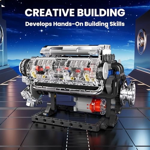 V8 Engine Model Kit - 535 pcs