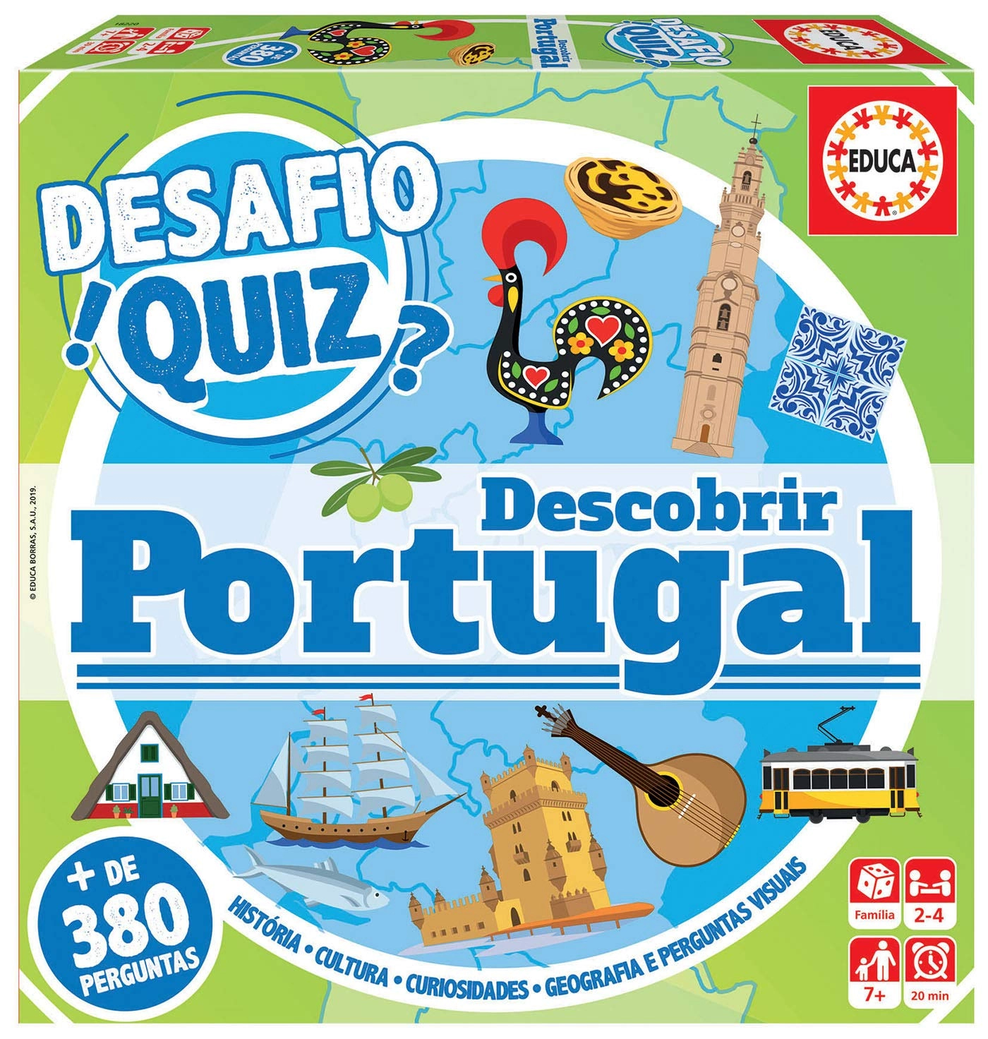 Educa Entcobrir Portugal Puzzle (18220) - 96 pcs
