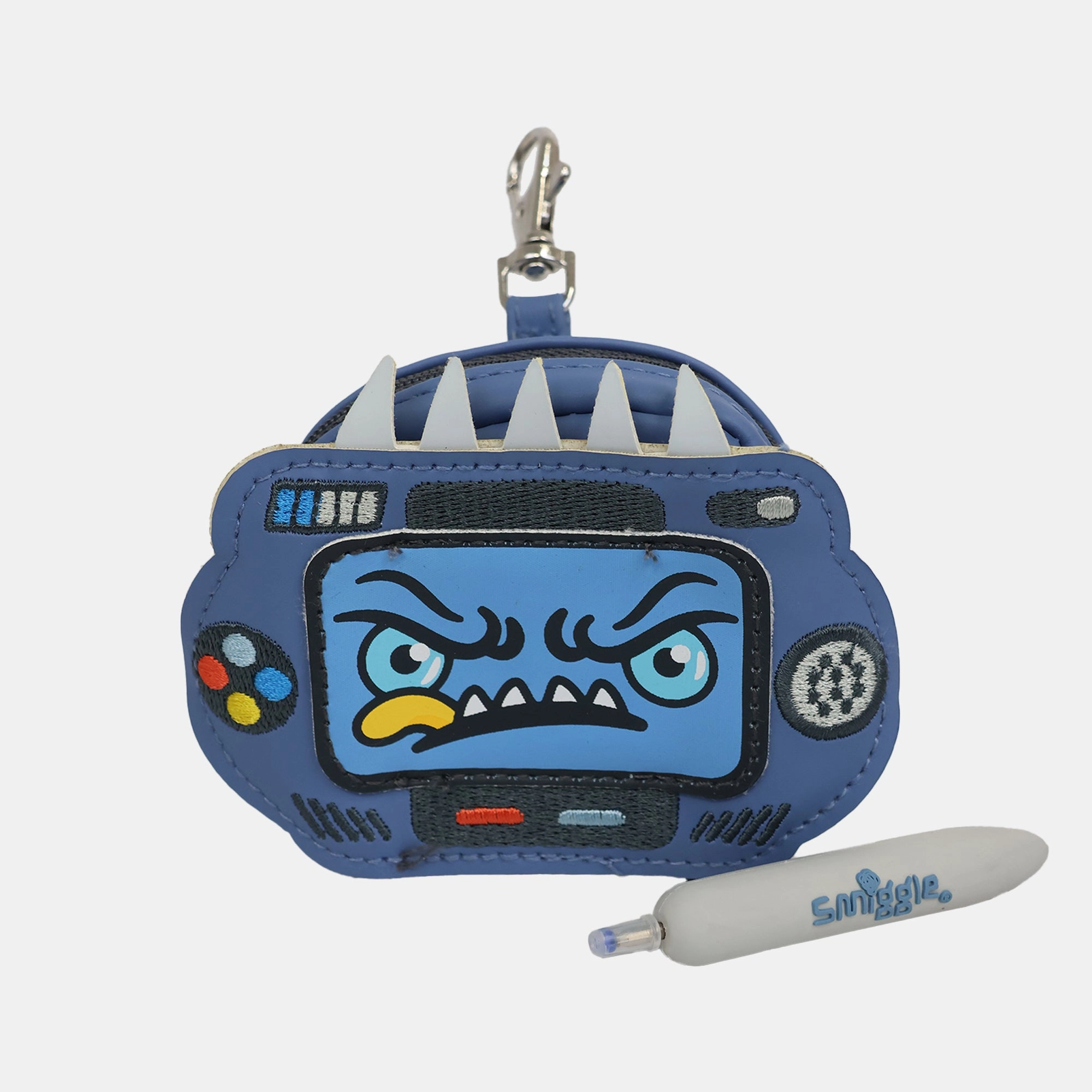 Smiggle Away Mini Pen Pals Notepad Keyring - Blue