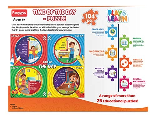 TIME OF THE DAY Puzzle (9427300.0) - 105 pcs