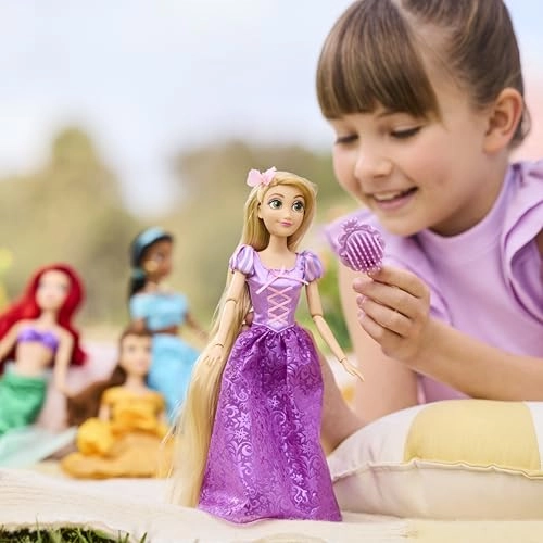 Rapunzel Doll - 11 ½ Inches Polyoxymethylene Polyvinyl Chloride Polyester Ages 3+