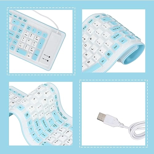 Foldable Silicone Keyboard - Wired