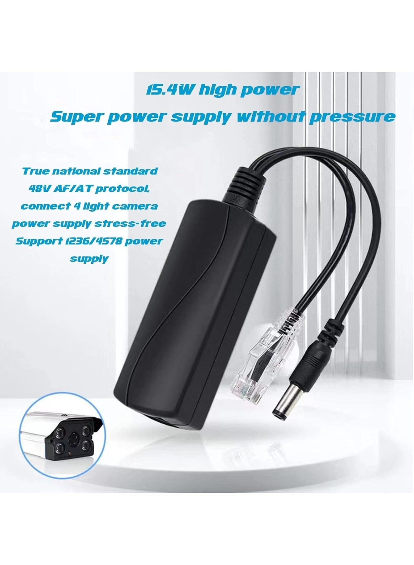 PoE Splitter - 12V IEEE 802.3af/at 10-100