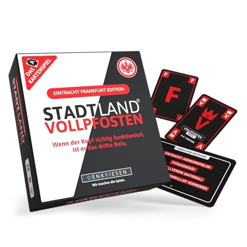 Stadt Land VOLLPFOSTEN: Eintracht Frankfurt Edition - Card Game (German)
