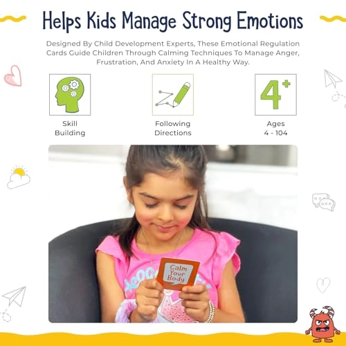 Anger Management Cards - 4 years and up 1 pieces