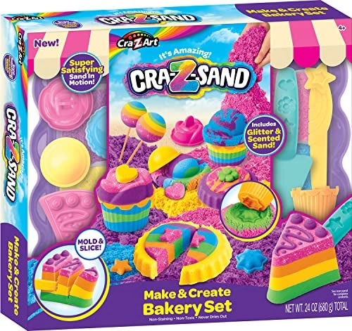 Cra-Z-Art CRA-Z-Sand - Make and Create Bakery Set 5 molds