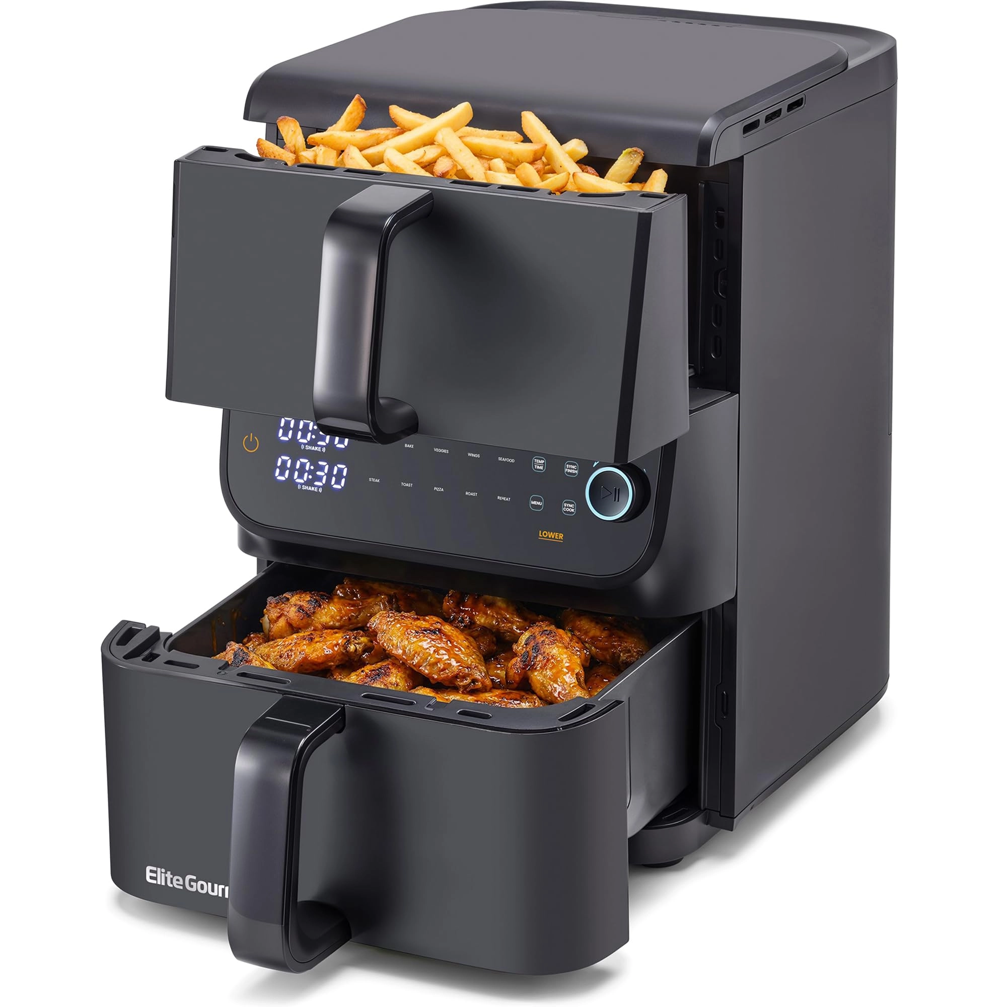 Elite Gourmet Digital Double Stack Air Fryer EAF6535