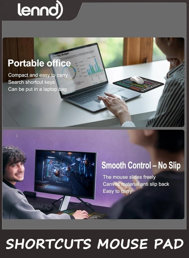 Excel Cheat Sheet Mouse Pad - 30x25 cm