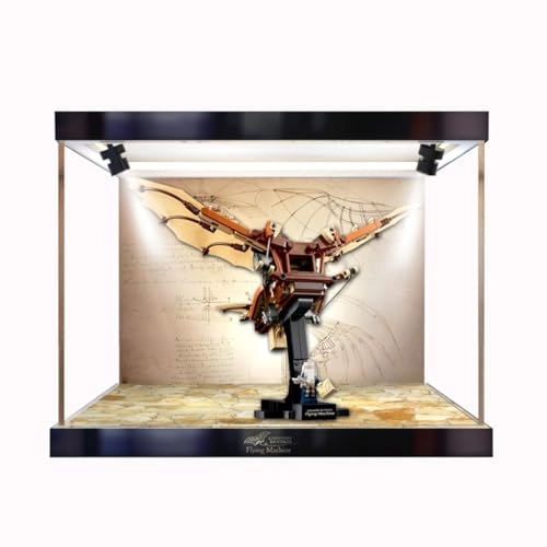 Figures Display Box for LEGO 10363 Leonaardo da Vin-cis Flying Mach-ine - acrylic