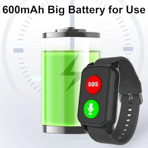 Fall Detection Smart Watch - GPS SOS 600mAh