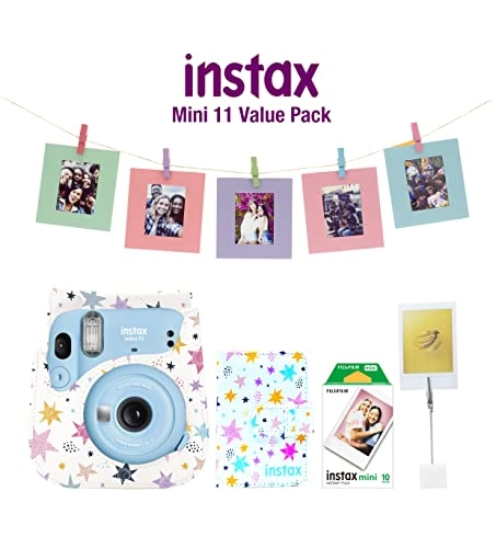Mini 11 + Film + Mill 11 Case + Photo Album + Photo Stand + Photo Pegs + Wash Tape + Outter Box