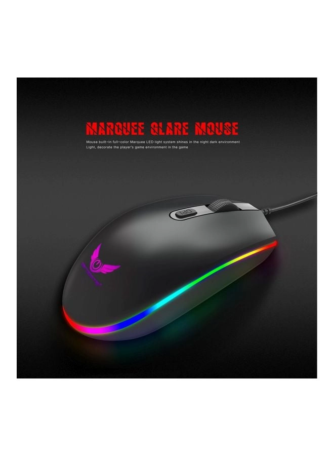 A867 RGB Backlit Optical Gaming Mouse - Wired