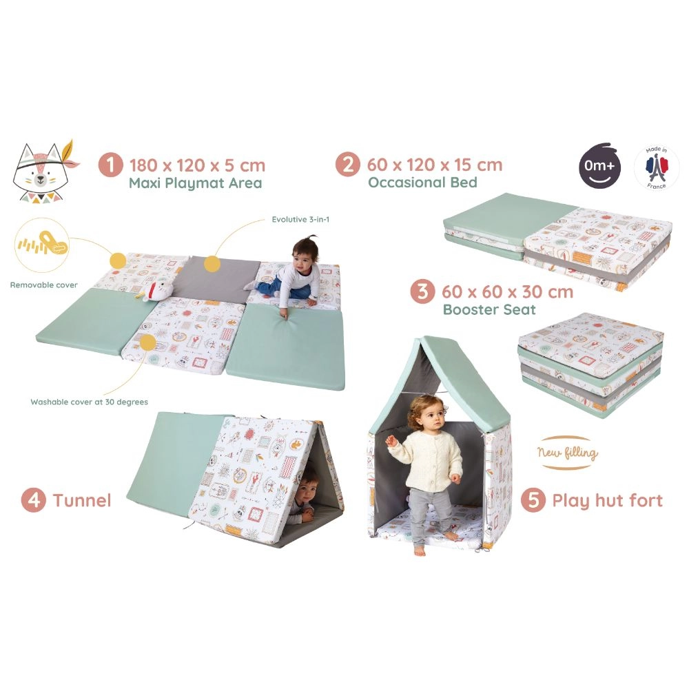 5 in 1 Smart And Fun Playmat - Indian Spirit 0 months