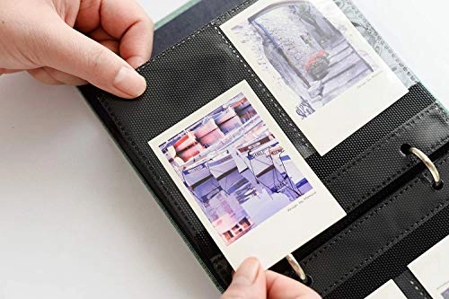 Mini Photo Album - 15.01 x 14.5 x 3 cm Compatible with Fujifilm instax mini LiPlay 11 9 8 7S 90 70 50 25S / SP-2 / LINK / Polaroid 300/ Polaroid Z2300 / Pringo 231 / LG PD 233/ LG PD 239 cameras, and also HP Sprocket printer, Polaroid ZIP Mobile printer, Kodak Mini Mobile Wi-Fi & NFC Photo Printer
