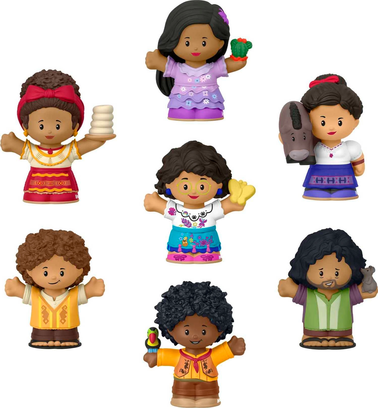 Mattel Inc. Mirabel + Luisa + Isabela + Camilo + Dolores + Antonio + Bruno - Encanto - 7 pcs