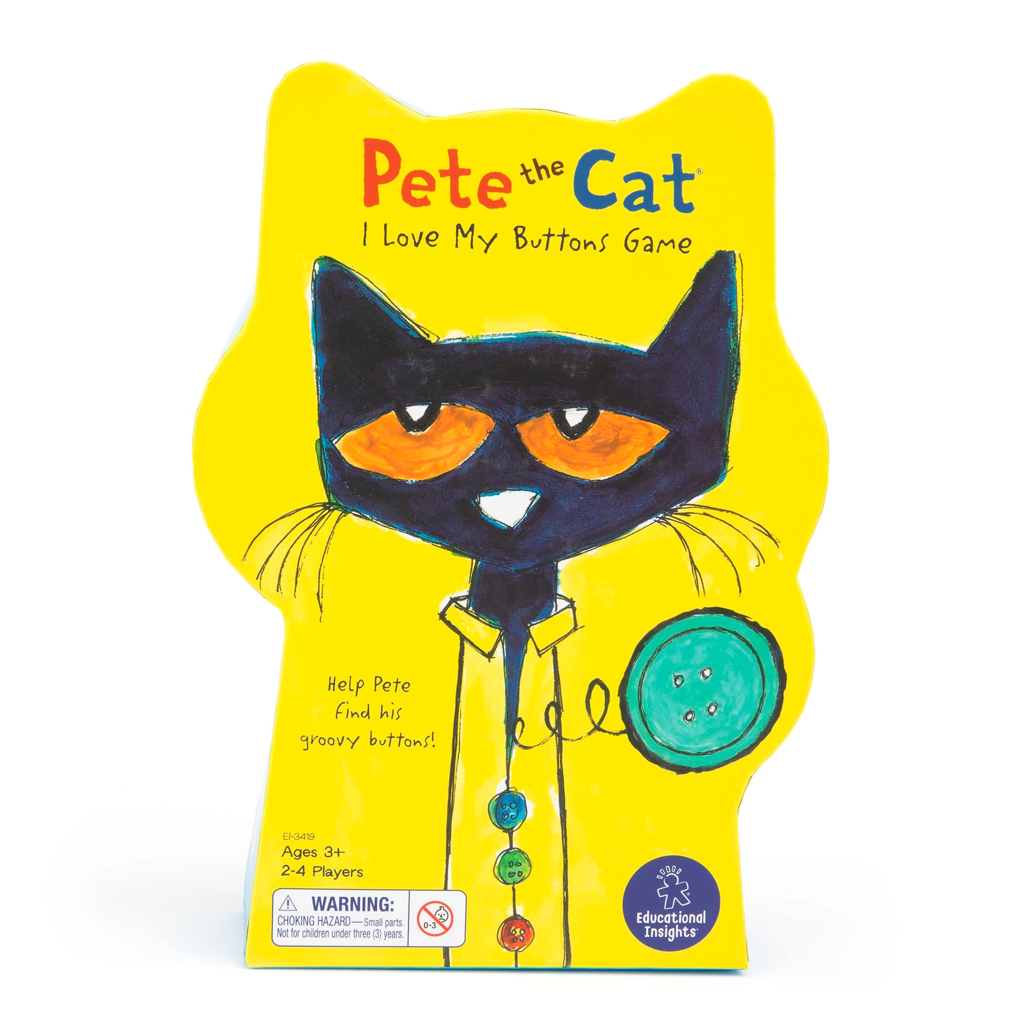 Educational Insights Pete The Cat I Love My Buttons Board Game - 36 months - 6 years