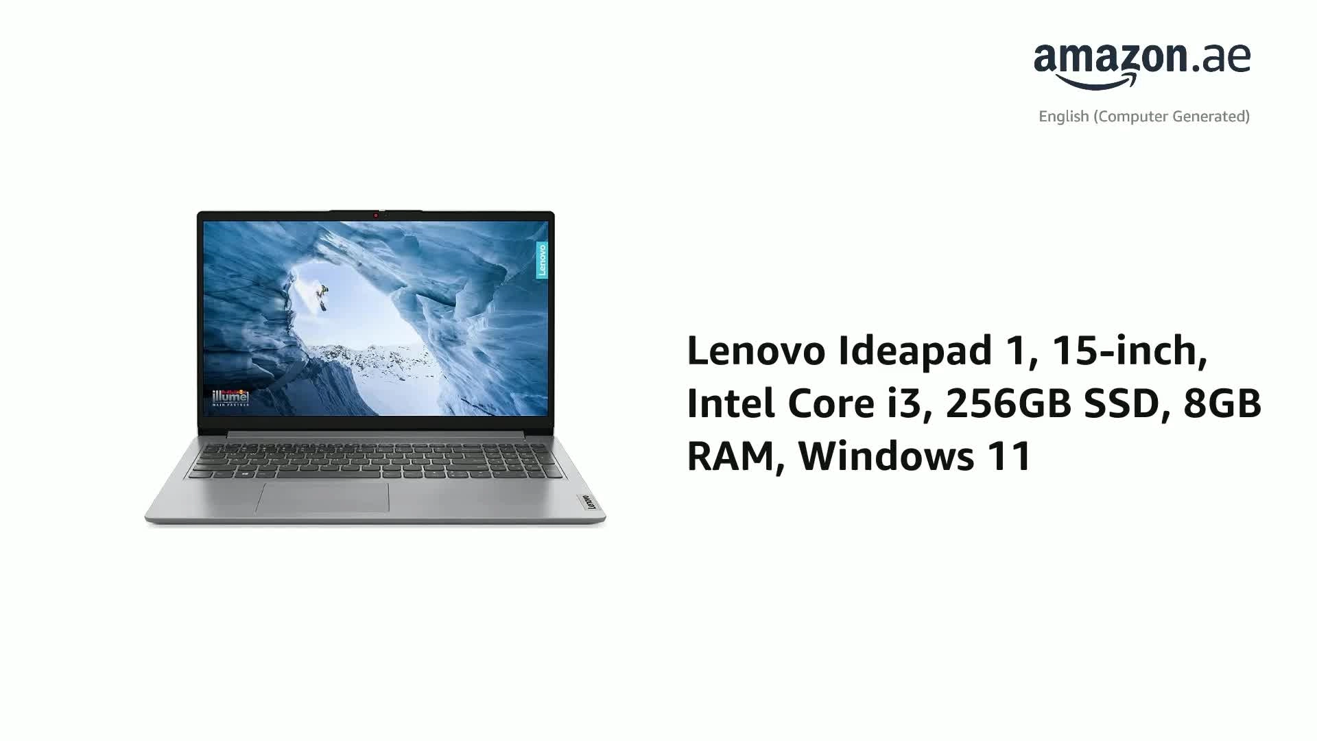 IdeaPad 1 82QD0049AX - 15.6'' i3-1215U 8GB 256GB SSD