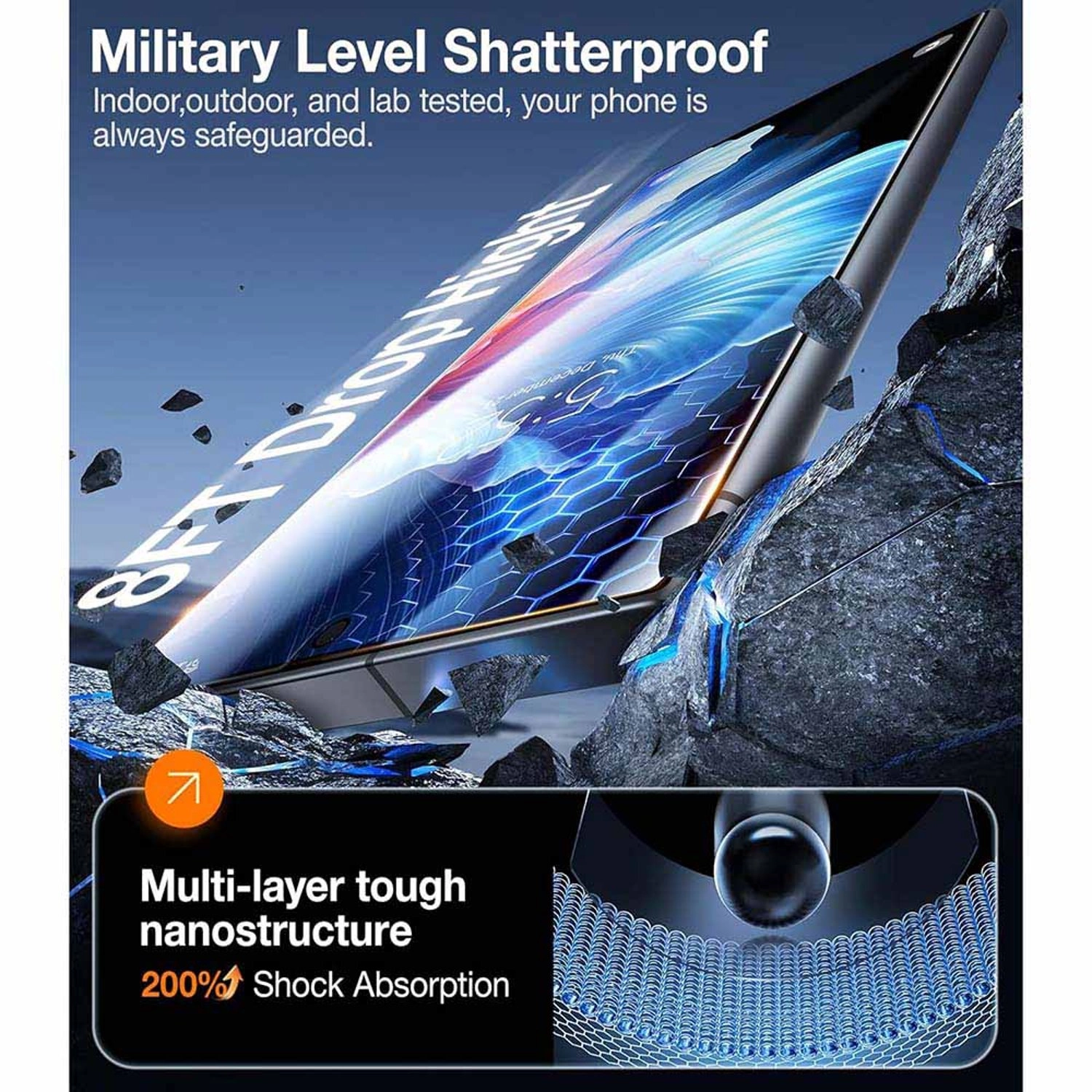 HD Tempered Glass Screen Protector for Samsung Galaxy S24 Ultra