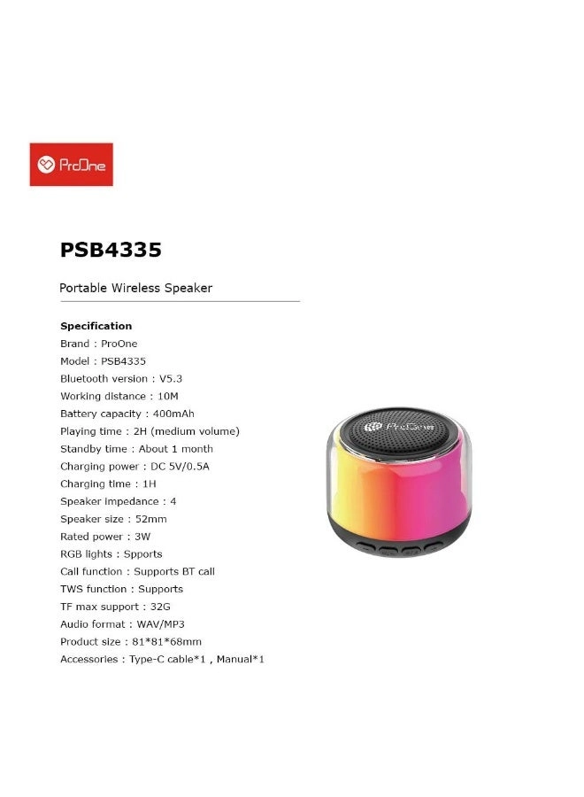 PSB4335 - 3W